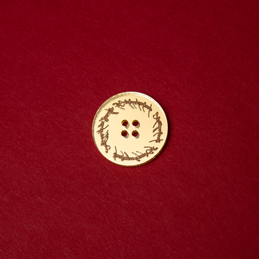 Enchanted Gold Ring Button