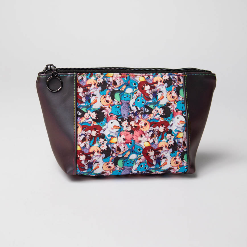 "Pewter Fairy Tail" Peek-A-Boo Pouch (Ready to Ship)