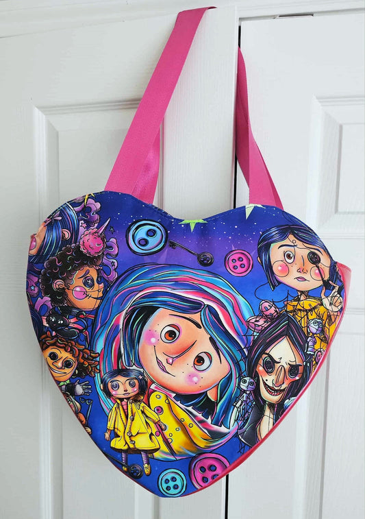 Sewing the CUTEST Heart Tote Bag! Sew Along / Tutorial
