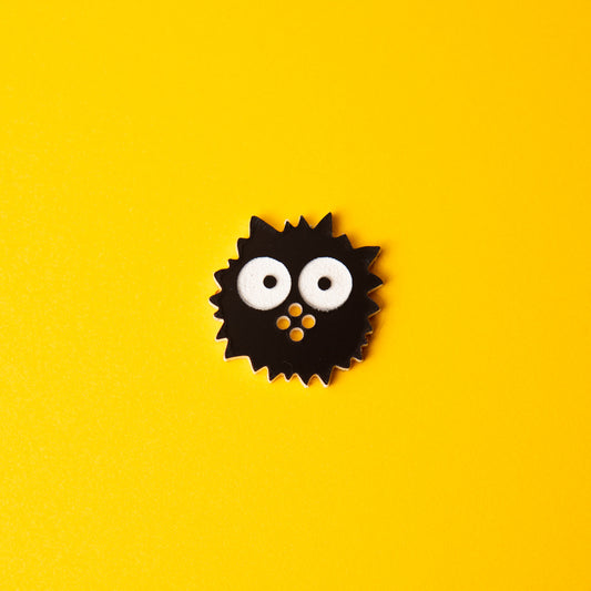 Soot Bunny Button