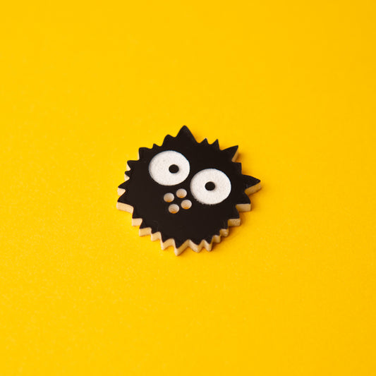 Soot Bunny Button