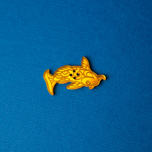 Koi Fish Button