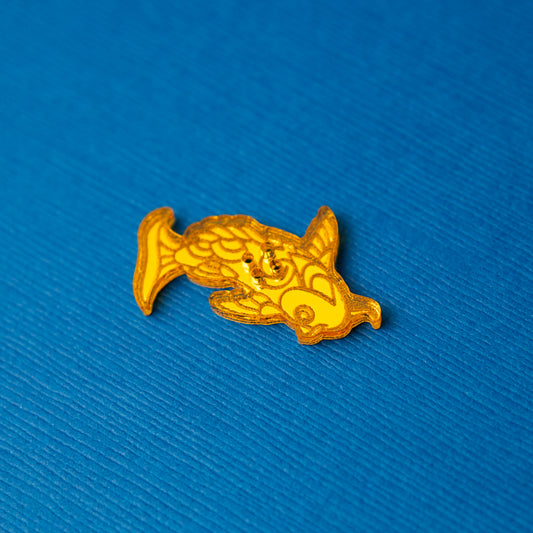 Koi Fish Button