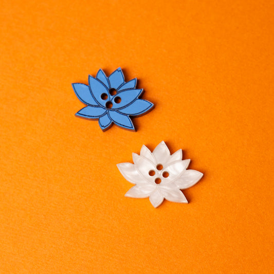 Lotus Flower Button