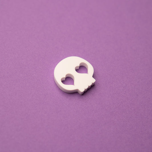 Kawaii Skull Button