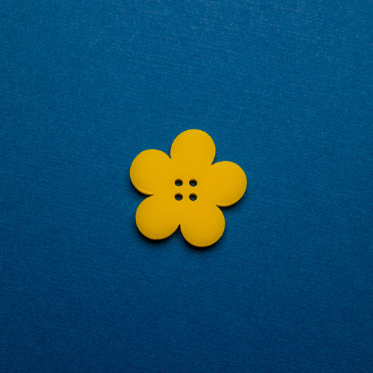 Daisy Flower Button