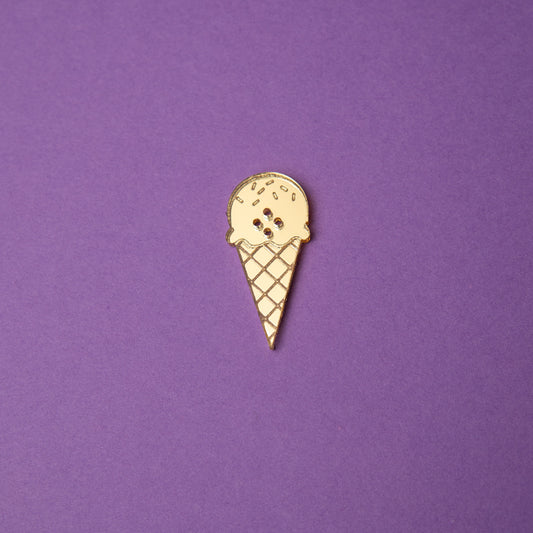 Ice Cream Cone Button