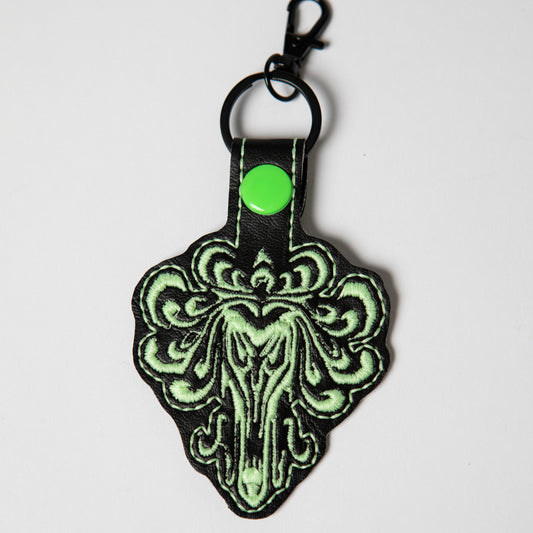 "Haunted House" Keychain (Made to Order)