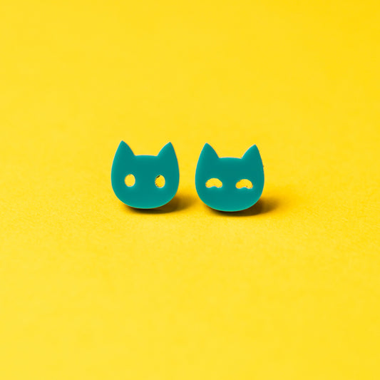 "Cat" stud earrings (Made to Order)